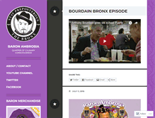 Tablet Screenshot of baronambrosia.com